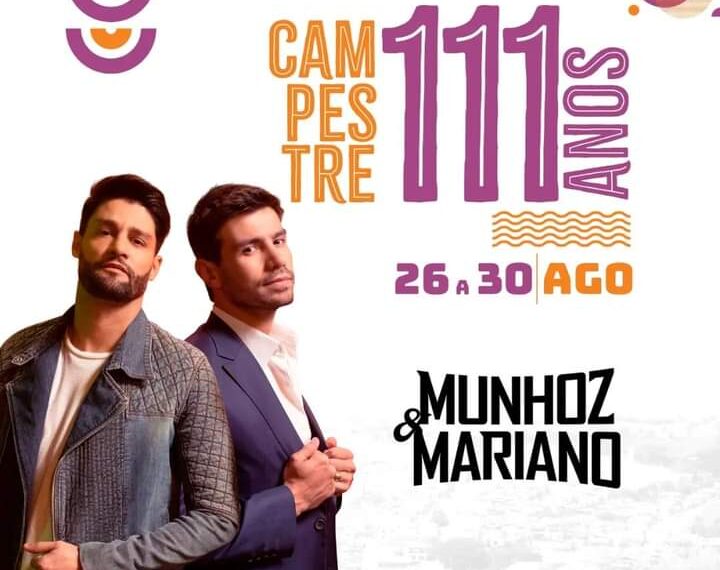 Prefeitura de Campestre anuncia atrações para os 111 anos