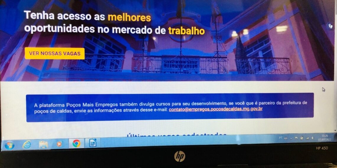 Prefeitura lança Portal da Empregabilidade em Poços de Caldas