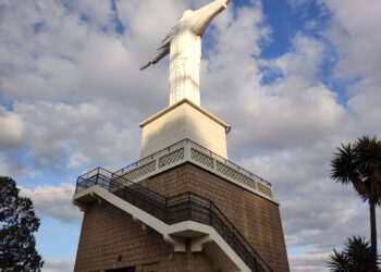 Cristo limpinho: trabalho de revitalização do monumento é finalizado