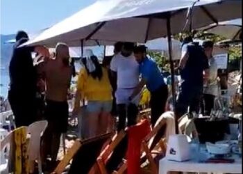 Vídeo: Polícia Civil de Poços é aplaudida durante prisão de traficantes em praia de SP