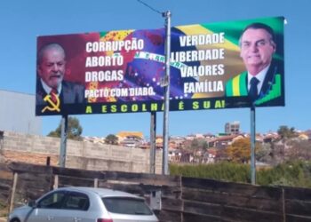 Justiça manda tirar outdoor pró-Bolsonaro em cidade do Sul de Minas