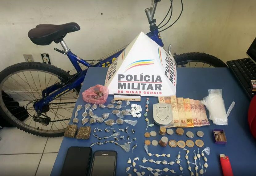 PM prende suspeitos e apreende drogas em praça de Poços de Caldas