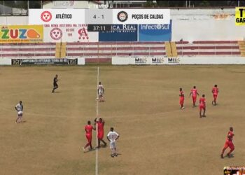 Vulcão é goleado pelo Atlético de Três Corações neste domingo