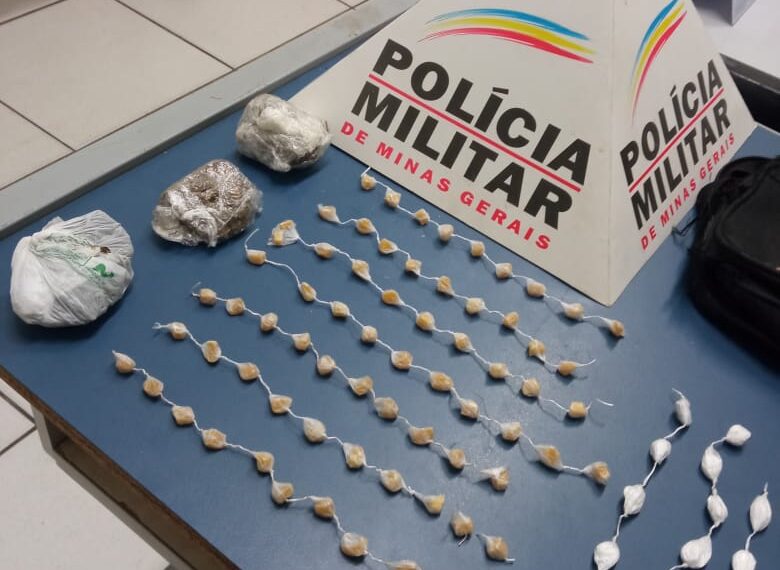 Mais de 60 pedras de crack são apreendidas em área de lazer em Poços