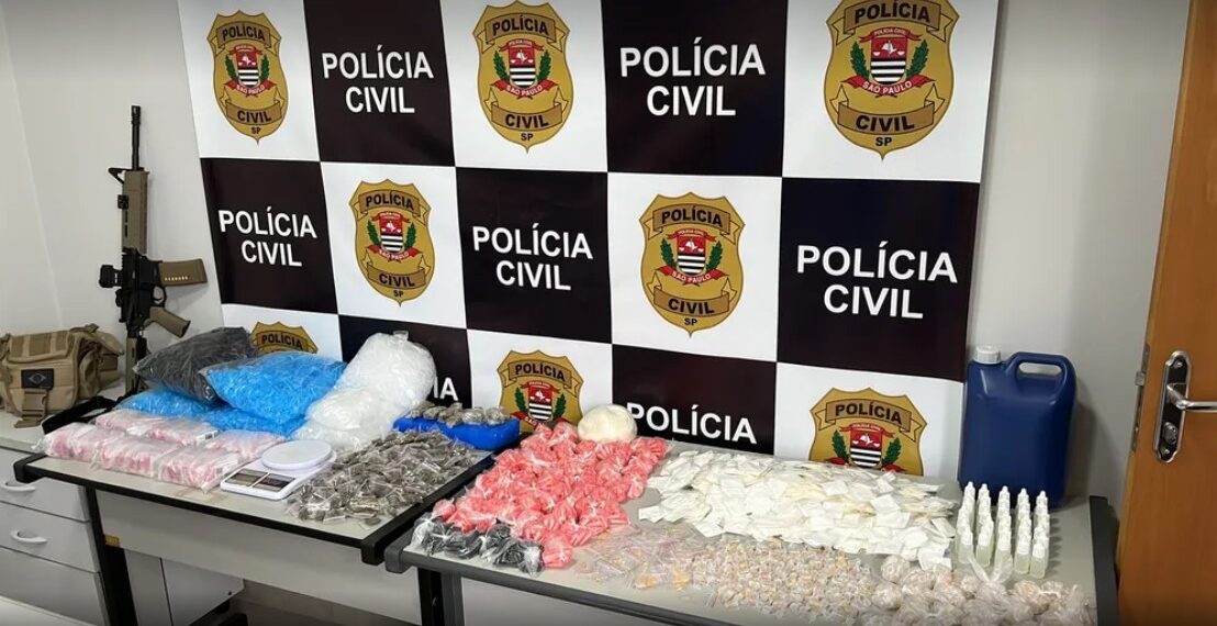 PCSP apreende 5 kg de maconha, crack e cocaína em residência