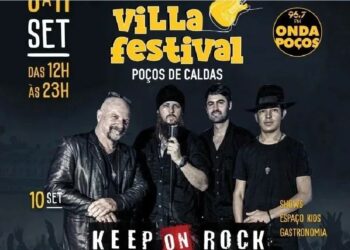 Banda Keep On Rock se apresenta no penúltimo dia do Villa Festival