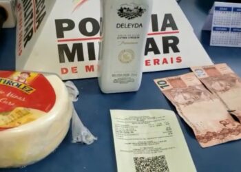 Comerciante é preso pela PM após comprar queijo furtado de supermercado; o autor do furto também foi preso