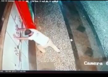 Suspeito que furtou loja tentou invadir restaurante na mesma madrugada em Poços