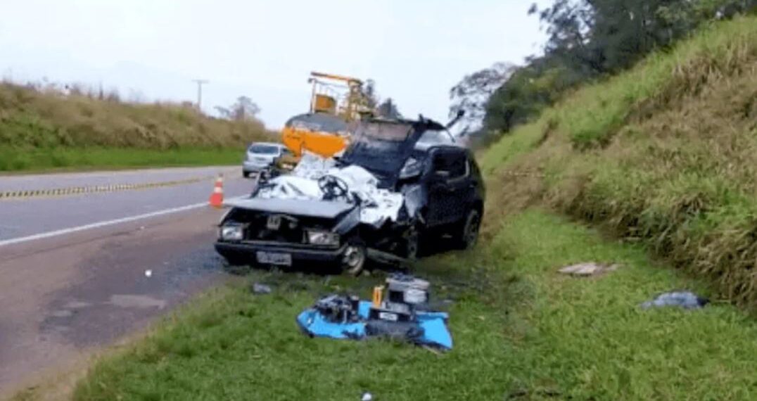 Acidente mata cinco pessoas da mesma família neste domingo (9)