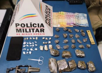 Adolescente é apreendido com cocaína e haxixe no centro de Poços