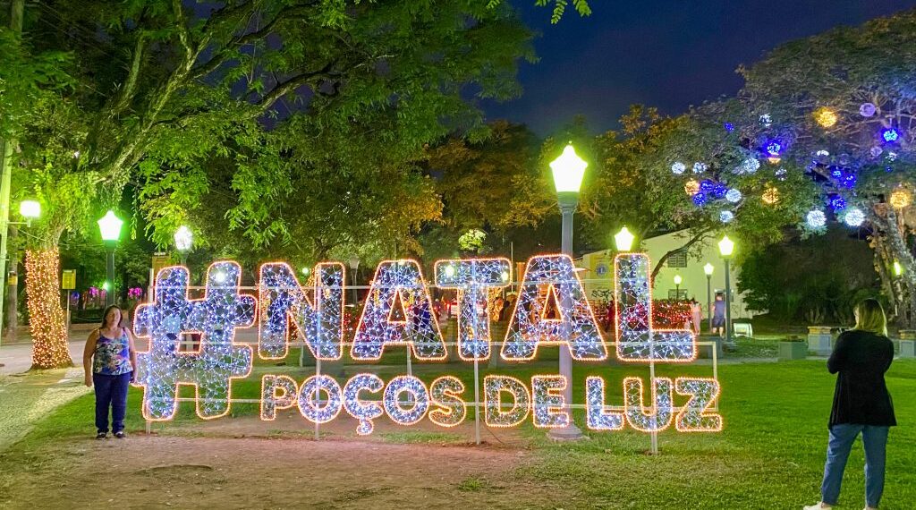Decoração natalina será inaugurada no dia 4 de novembro em Poços de Caldas