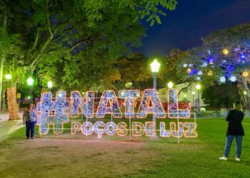 Decoração natalina será inaugurada no dia 4 de novembro em Poços de Caldas