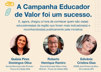 Campanha “Educador de Valor” 2022 reconhece profissionais de Educação nos territórios de atuação do Instituto Alcoa