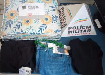 Dupla é presa suspeita de furtar lojas em Poços de Caldas