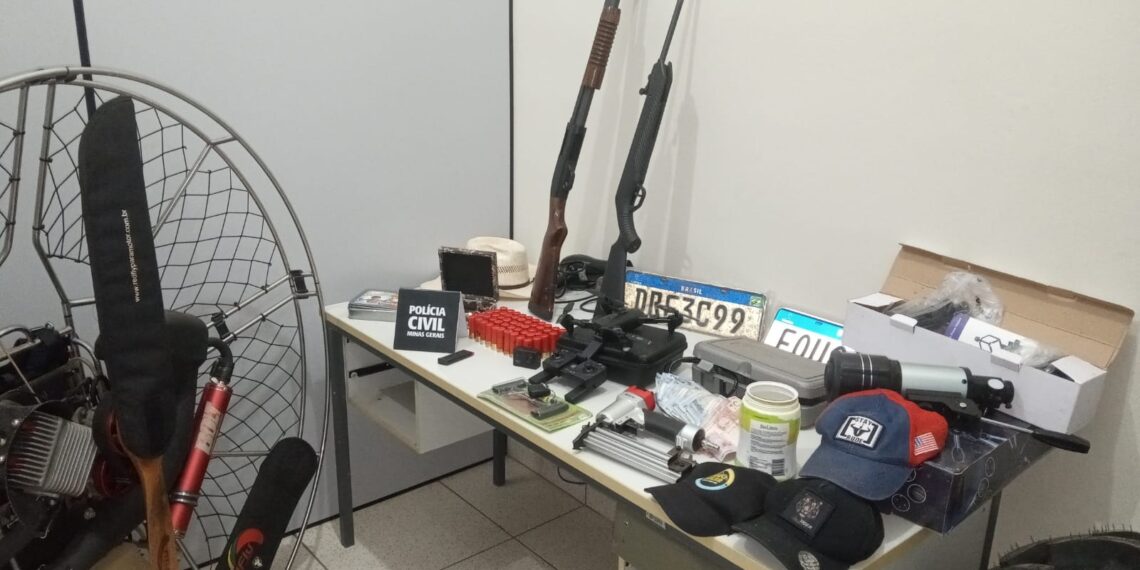 Polícia Civil recupera objetos levados durante roubos e furtos em propriedades rurais