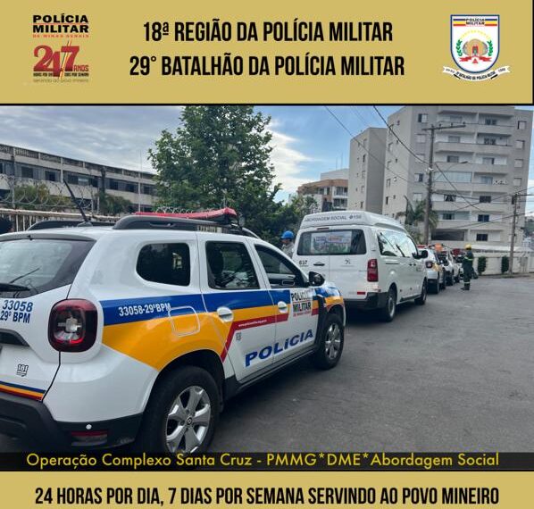 Operação Policial é realizada em Poços de Caldas