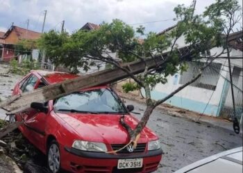 Chuva em Caconde deixa ao menos 50 casas destelhadas