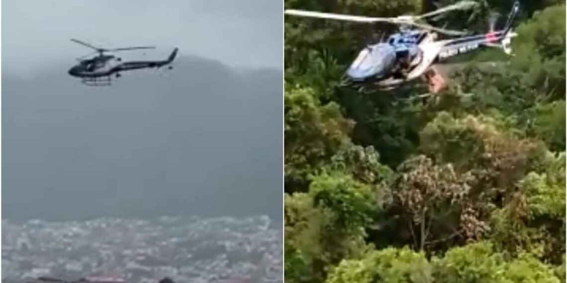 Com apoio aéreo, PM apreende adolescente com carro furtado em Poços de Caldas