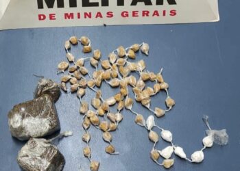 Suspeito de tráfico é preso em operação da PM em Poços