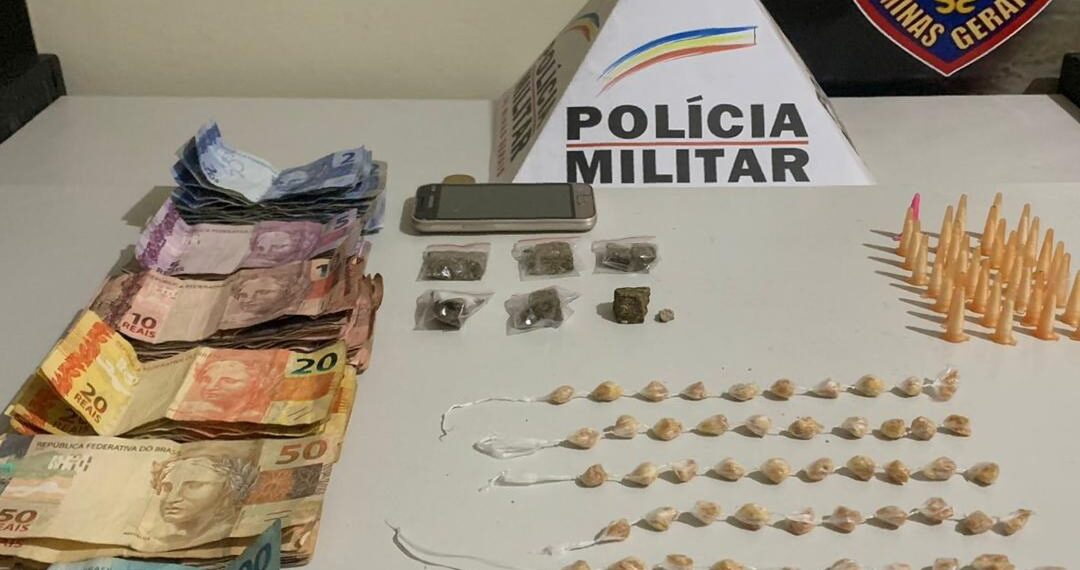 Dupla de adolescentes é apreendida após ser flagrada traficando drogas em Poços