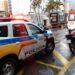 Idosa é atropelada por moto no Centro de Poços de Caldas