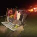 Fiorino tomba em rodovia com centenas de tabletes de maconha