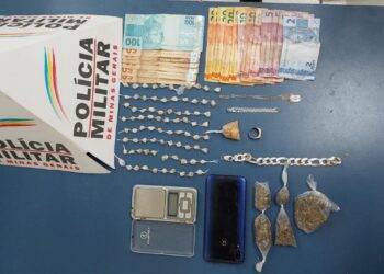 PM apreende adolescente e drogas em Poços de Caldas