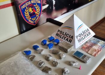 Jovem tenta esconder droga na zona sul, mas é preso em Poços