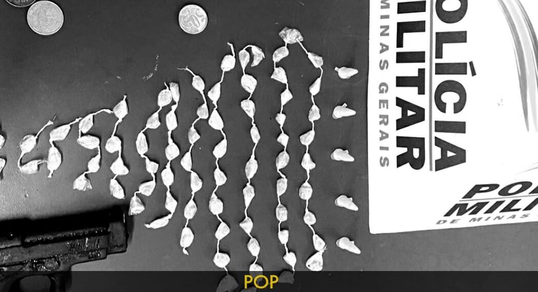 Adolescente de 15 anos é apreendido com mais de 70 pedras de crack em Poços