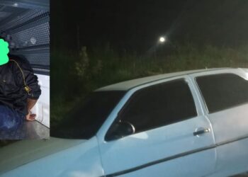 Homem é preso após furtar carro em Poços de Caldas