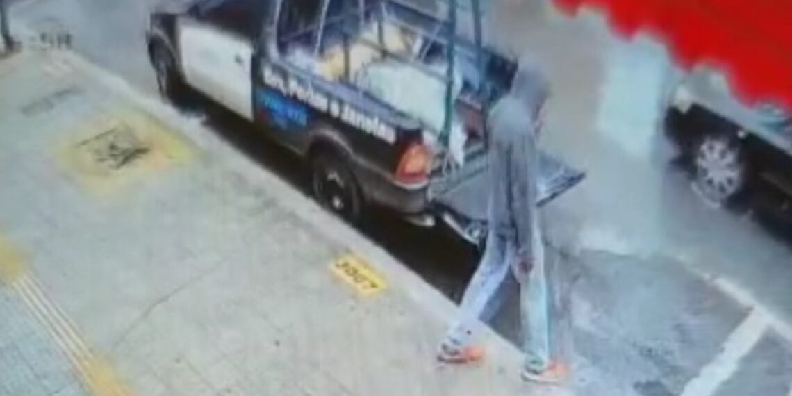 Vídeo: homem é flagrado praticando furto em Poços de Caldas