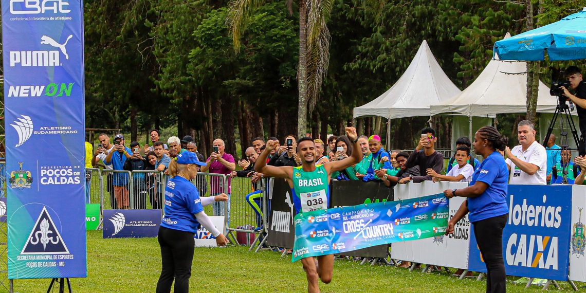 Brasileiros brilham nos 10 Km do Sul-Americano de Cross Country em Poços de Caldas