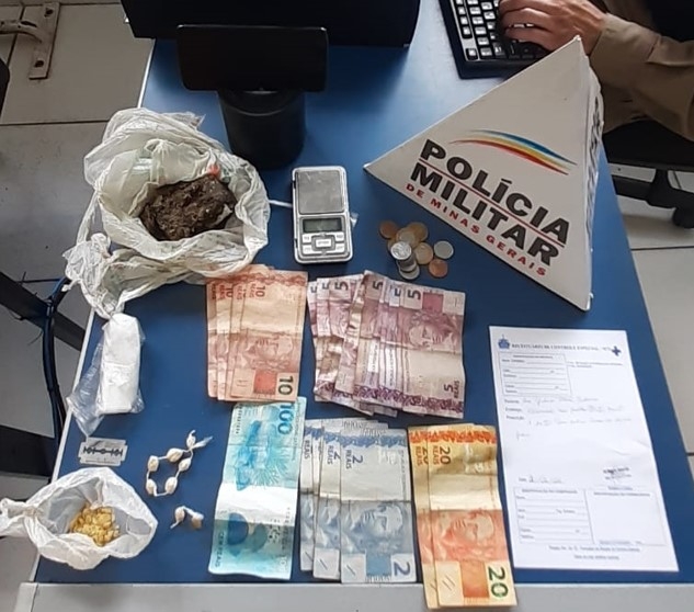 Adolescente é apreendido por tráfico de drogas em operação da PM em Poços de Caldas
