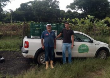 Agricultor familiar doa 200kg de verdura ao Banco de Alimentos de Poços de Caldas