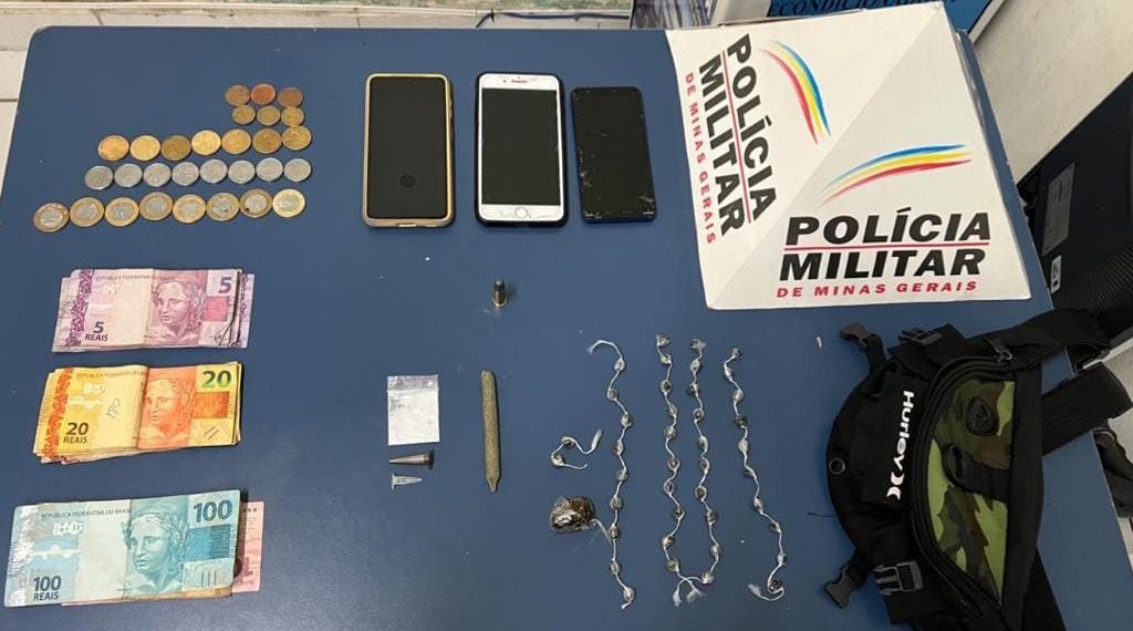 Três homens são presos com drogas em Poços