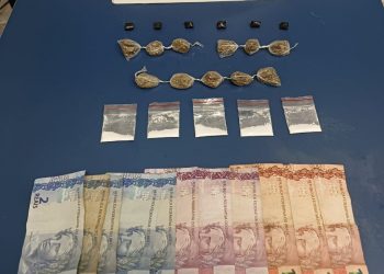 Jovem é preso suspeito de traficar drogas no centro de Poços