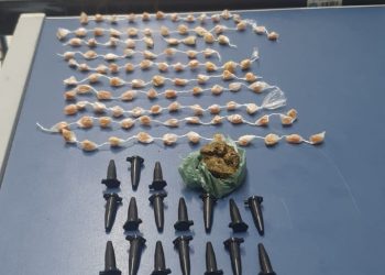 Suspeitos de tráfico são presos no centro de Poços