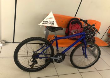 Polícia Militar de Poços de Caldas recupera bicicleta de berçarista que havia sido furtada