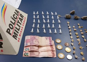 Jovem é preso por tráfico de drogas na zona leste de Poços de Caldas