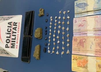 PM apreende dois menores por tráfico de drogas no bairro Santa Rita em Poços de Caldas