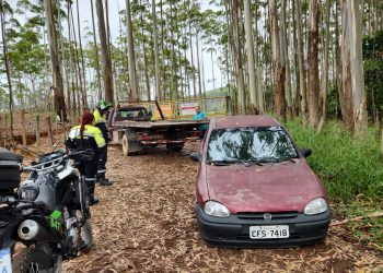 Demutran localiza veículo furtado nas imediações da Represa do Cipó em Poços de Caldas
