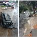 Caminhão derruba semáforo em avenida de Poços e motorista foge