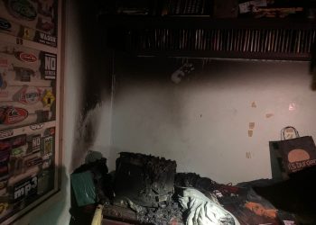 Vela causa incêndio em casa no Jardim Panorâmico em Andradas