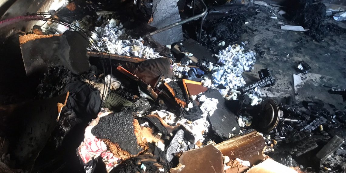 Homem surta e coloca fogo na própria casa em Campestre