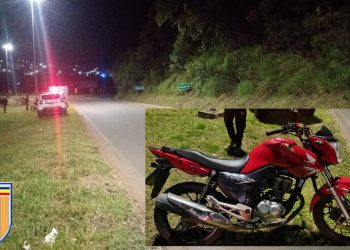 Homem empresta moto à adolescente e é preso após o jovem sofrer acidente em Poços de Caldas