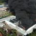 Bombeiros combatem incêndio de grandes proporções durante 10h em indústria têxtil de Jacutinga