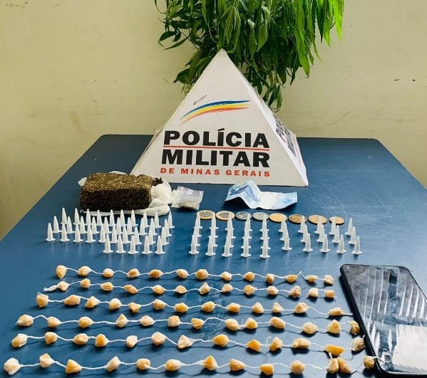Adolescente é apreendido com grande quantidade de drogas em Poços de Caldas