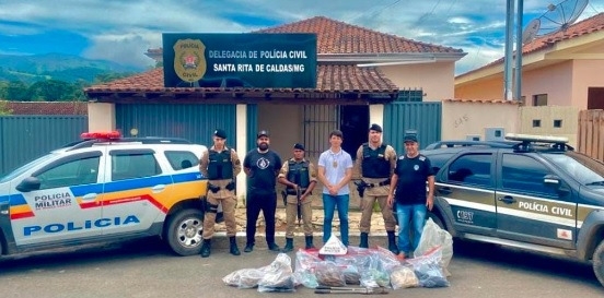 Polícia Civil e PM prendem suspeito após furto de gado em Santa Rita de Caldas