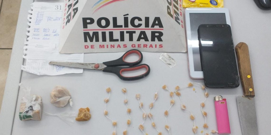 PM prende mulher por tráfico de drogas em Poços de Caldas