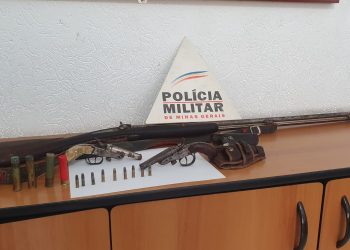 Homem é preso e três armas são apreendidas na zona rural de Poços de Caldas
